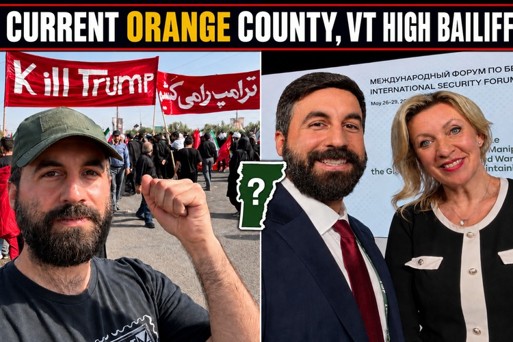 Orange County, VT's High Bailiff Currently Defending Iran in Tehran