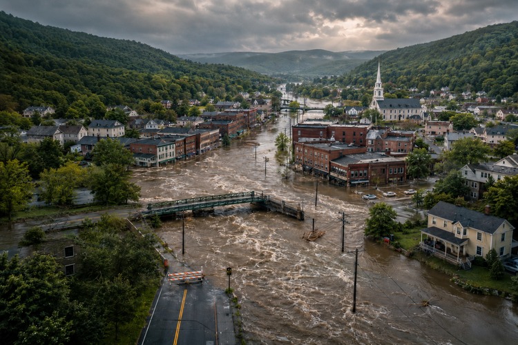 Vermont’s Flood Risk Is Not Just Water. It’s Isolation.