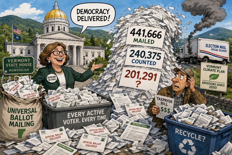 Vermont's Unsolicited Ballot Machine