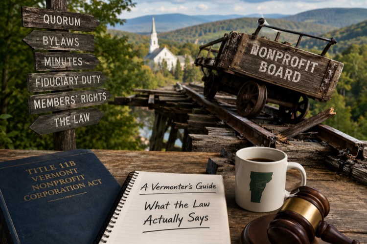 When a Nonprofit Board Goes Off the Rails: A Vermonter's Guide to What the Law Actually Says