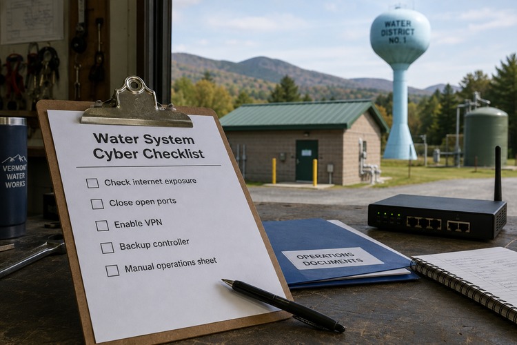 What a Small Vermont Water System Can Do This Week